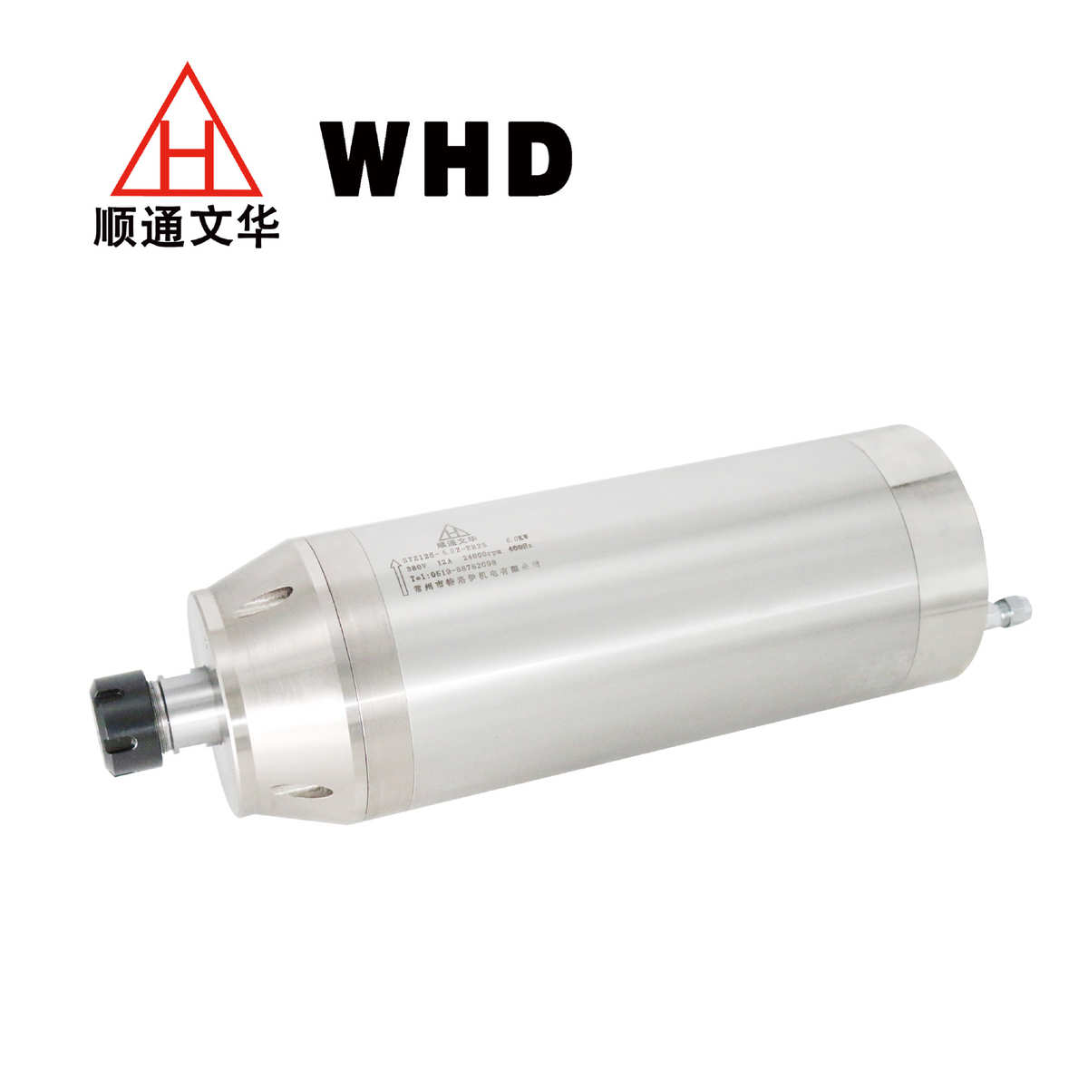 顺通 Φ125 6KW水冷高速电主轴 雕刻机主轴电机 动力头主轴
