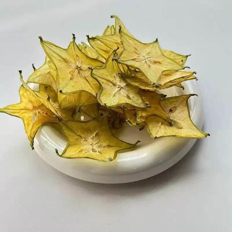无添加不加糖杨桃干片手工制作去籽厚切低温烘干即食泡水本味本色图片