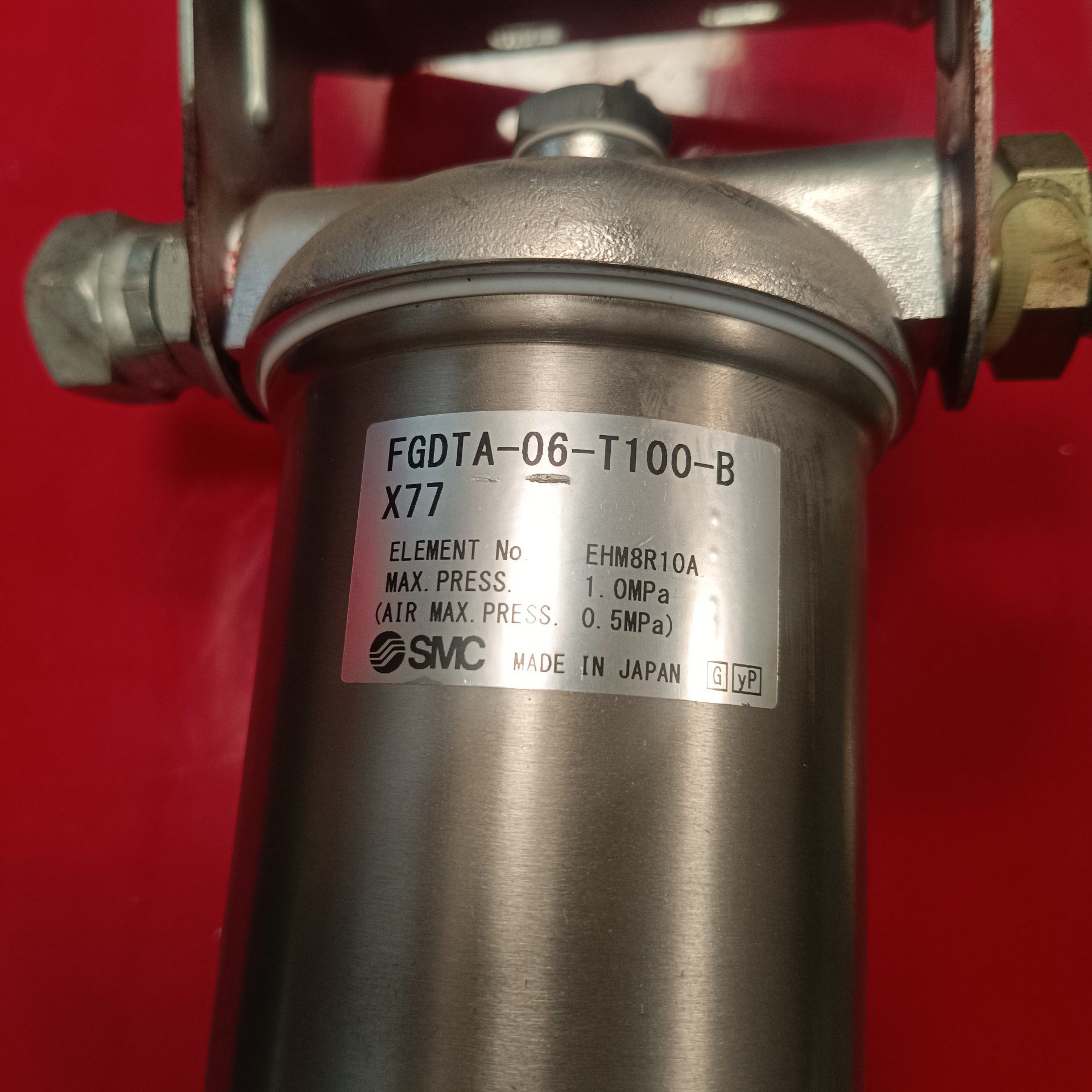 日本进口SMC不锈钢工业级过滤器 FGDTA-06-T100