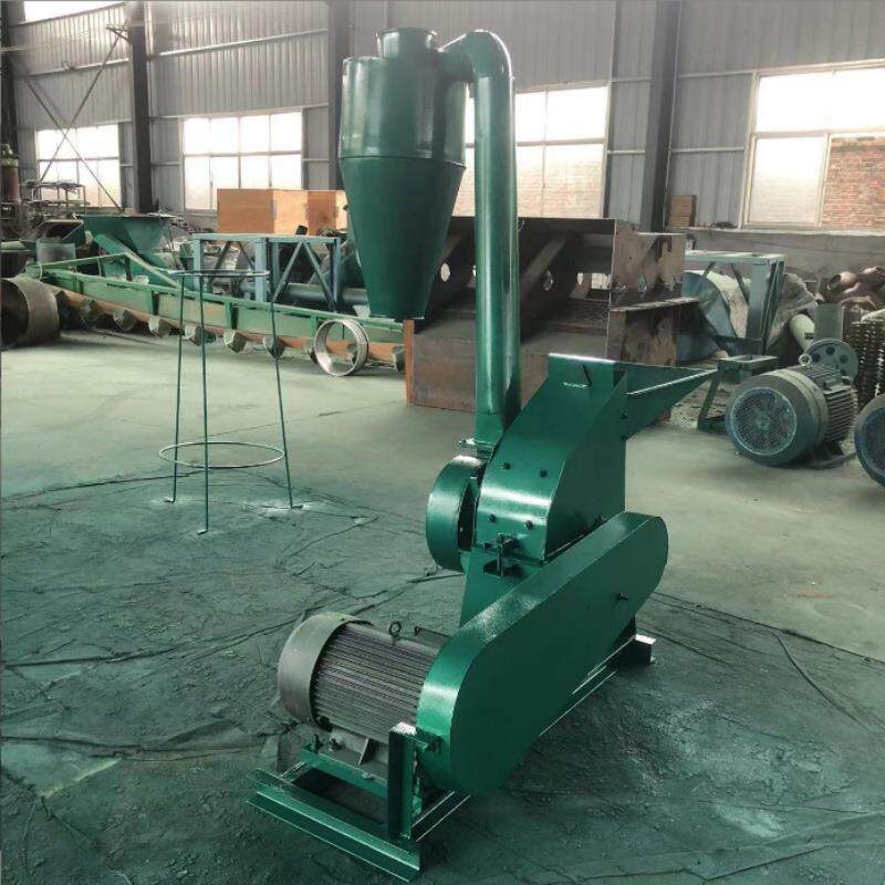 锤片式饲料粉碎机 结块化工原料磨粉机 秸秆牧草花生秧香料粉碎机