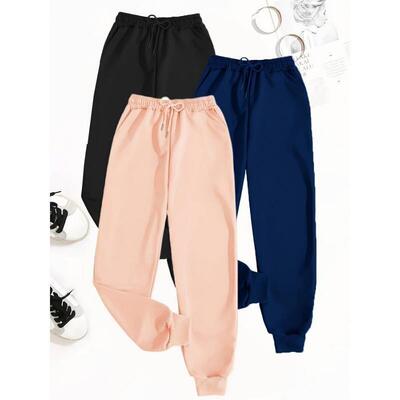 T 23049 Fleece Joggers 19 Colors 抓绒束脚运动裤