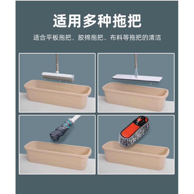 洗拖把桶长方形拖布桶单桶5070CM超大拖把桶家用商用手提挤刷水桶