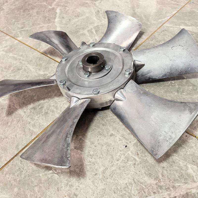 轮铝合金叶扇流风机J-8专用叶叶子加厚铁风叶排气扇叶片轴鼓叶厨