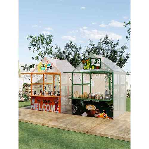 网红地摊货架促销台广场美食摊位架户外市集景区夜市摆摊活动棚架