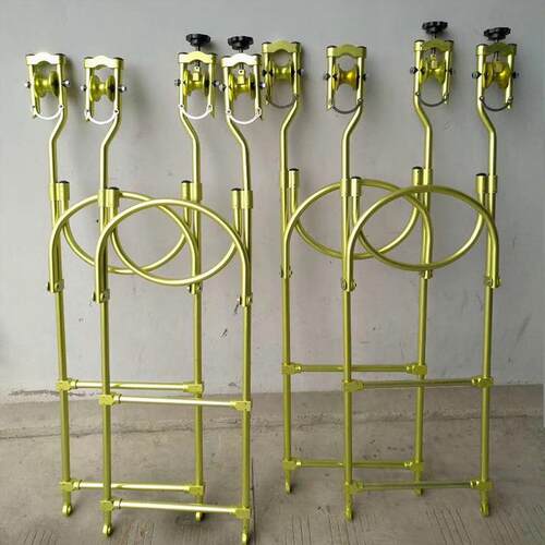 带电高空作业1.4M单线软爬梯电工线路吊挂软梯铝合金软梯头