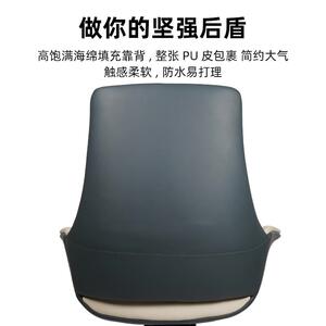 轻奢皮质大班椅135度可躺老板皮椅久坐不累人体工学办公椅休闲椅