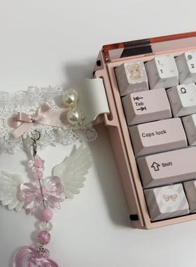 小蜜蜂Made68pro/84磁轴键盘飘带扣侧板灯罩送安装工具REAL67通用