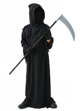 Childrens Halloween horror Reaper costume万圣节cosplay扮演