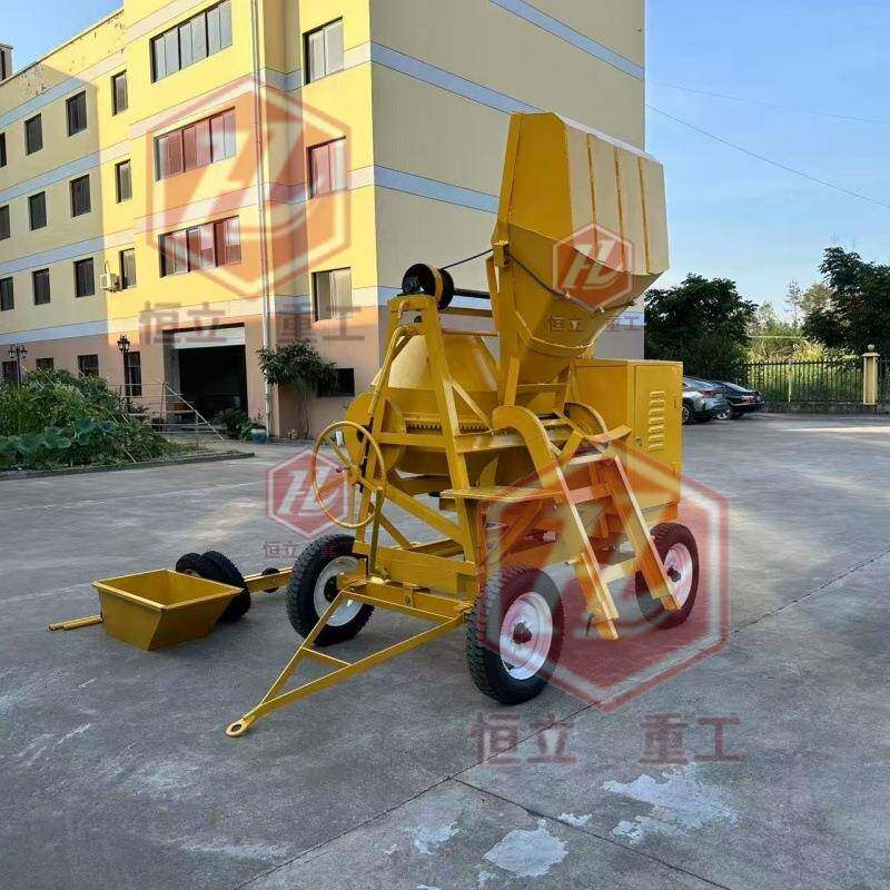 手推式翻转行星小罐搅拌机水泥胶轮款搅拌机多功能小型滚筒搅拌机