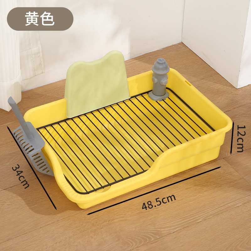 尿踩盆中批发狗宠物小型狗屎厕所砂尿盆狗狗厕所便盆犬防不锈钢网