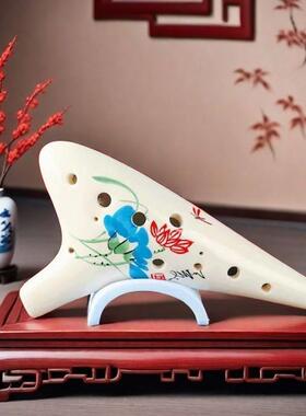 高档陶笛12AC学入门初学十初二ac奏中音专业学生成人演孔古风乐器