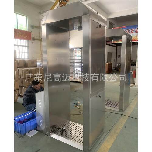 不锈钢智能雾化人体消毒机 远距红外测温消毒一体机 自动感应喷雾