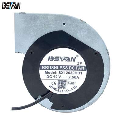 12030鼓风机12V24V高转速大风量烤炉柴炉吸尘器散热风机