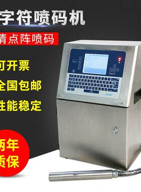 W600小字符点阵喷墨全自动智能喷码机流水线在线打生产日期打码机