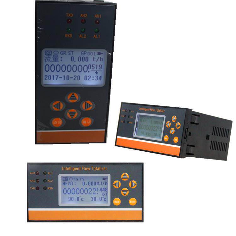 智能流量积算仪测蒸汽热量积算24V220v,脉冲电流等信号输入