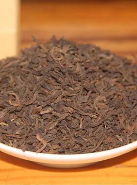 十五年陈散茶原料普洱熟茶樟香果敢古树茶陈年厂家黑茶老茶