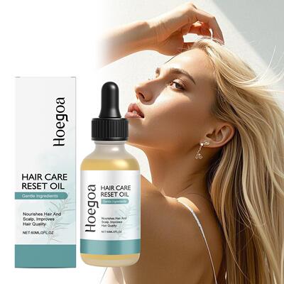 HOEGOA Rosemary Hair Oil gently nourishes the hair and scalp