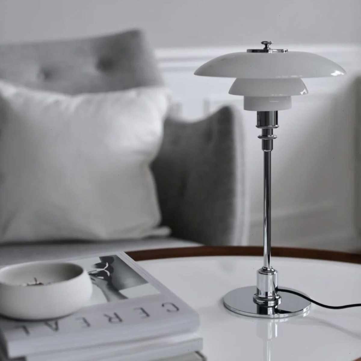 新款直销丹麦经典款PH3/2中古玻璃台灯客厅卧室书房玄关北欧简约