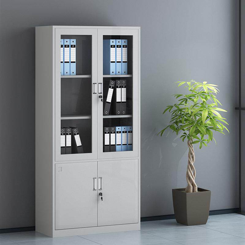 文件柜简约矮柜办公室书柜资料密码带锁员工档案办公柜子轻奢家用