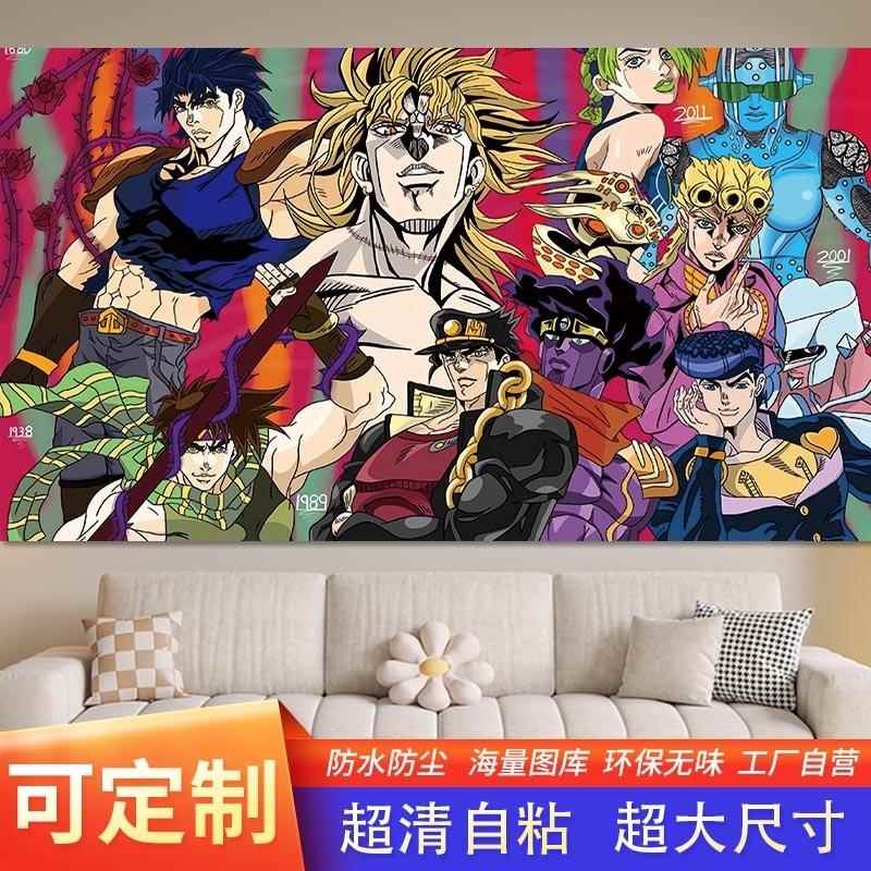 JOJO的奇妙冒险海报纸墙贴空条承太郎二次元海报纸宿舍墙贴画