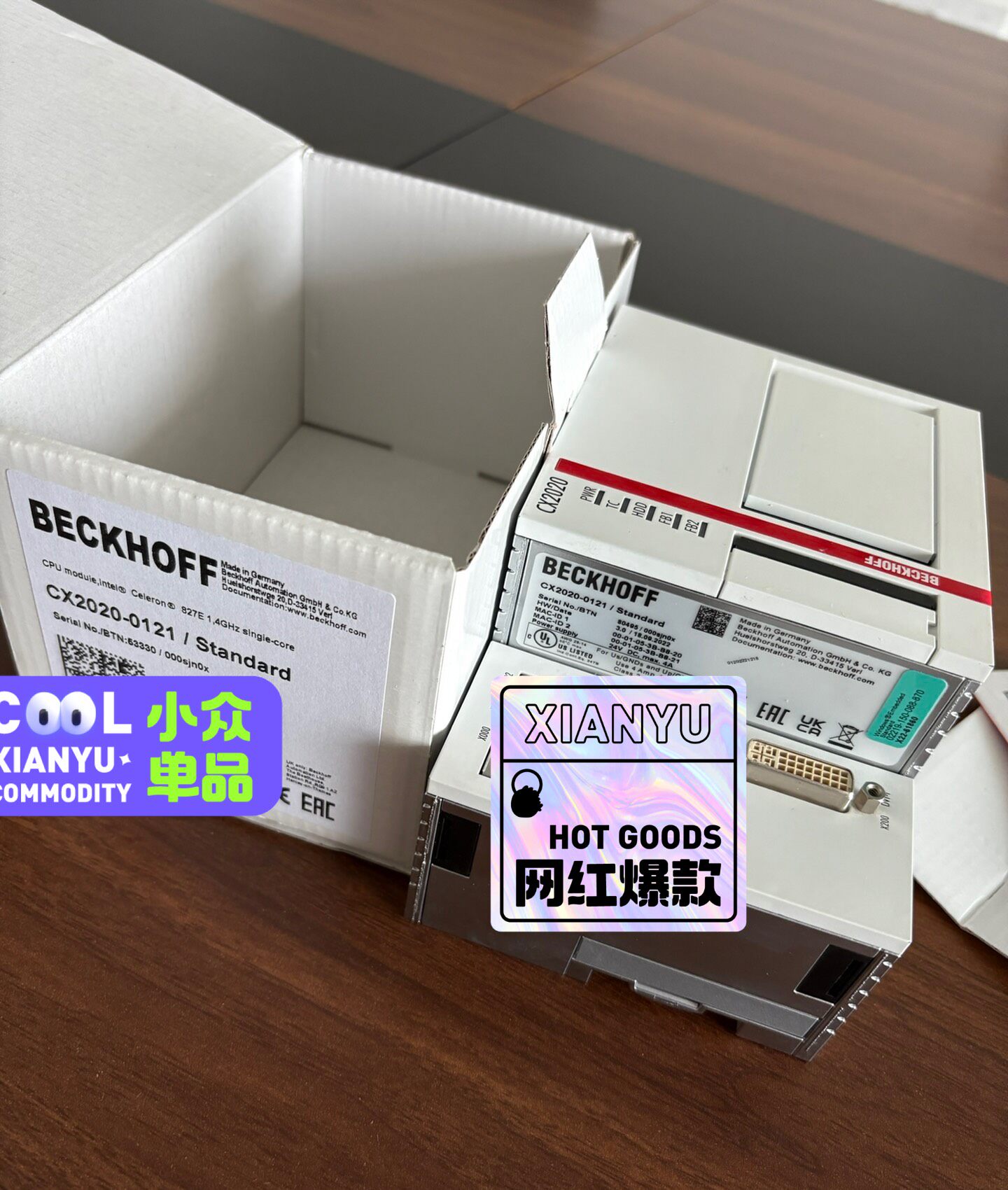 倍福控制器CX2020-0121全新原装一台