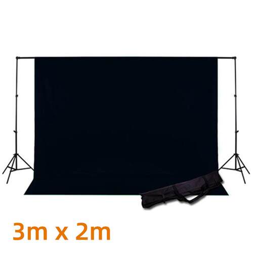 拍摄道具摄影背景架 摄影棚背景布架3m x 2m 背景布 灯架直播设备