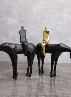 简约现坐代树黑房金色人马售楼部脂样板客厅家居书房卧室饰1318品