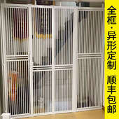 宠物围栏挡防猫门栏栅栏隔离猫咪栏杆免打孔狗狗护栏杆室内笼子