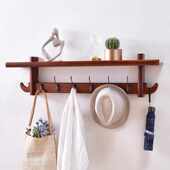 挂衣架壁挂墙上客厅实木置物架卧室壁挂式 衣帽钩门后多功能挂衣钩