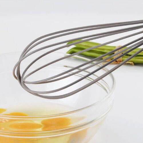4pcs Whisk Egg Beater Kitchen Hand Mixer Wooden Handle
