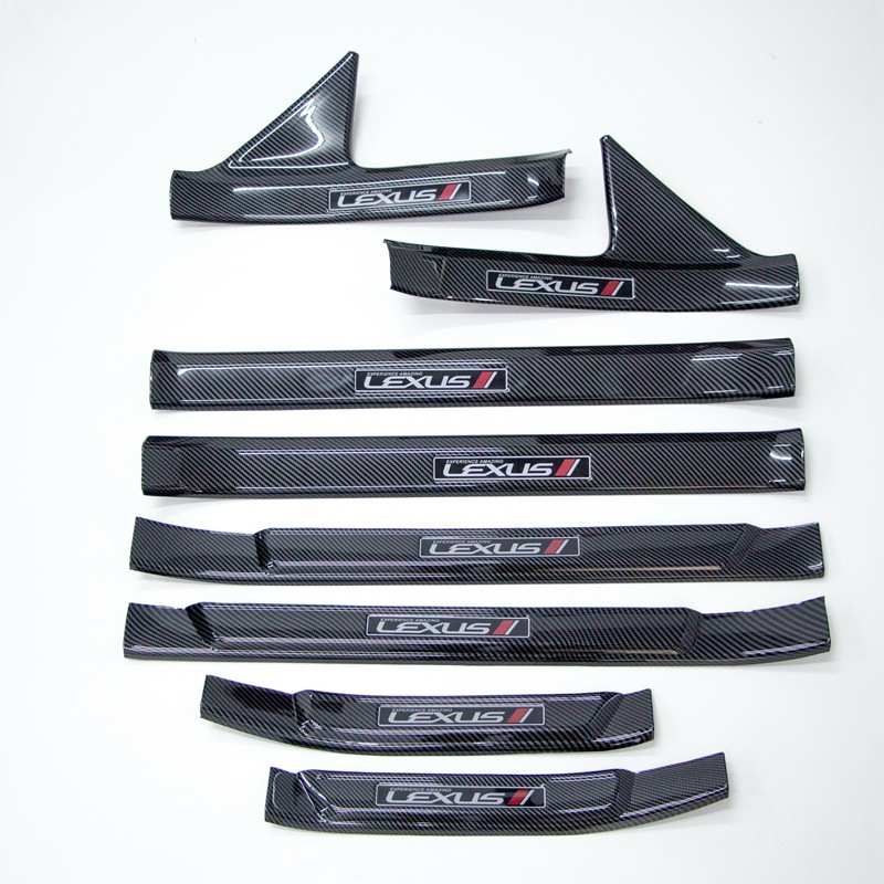 雷克萨斯ES200/260 es300h 改装专用 碳纤维迎宾踏板 内门槛条
