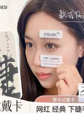 Eyelash Style Trial Card - Internet Celebrity Edition: A Qui
