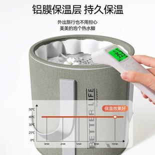 折叠泡脚桶过膝深桶家用足浴保温宿舍洗脚盆旅行便携 批发 泡脚袋