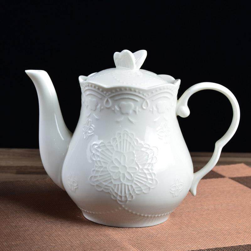 壶咖啡杯碟套装覆古下午茶杯具套装轻奢陶瓷杯高档大容量奶壶小众