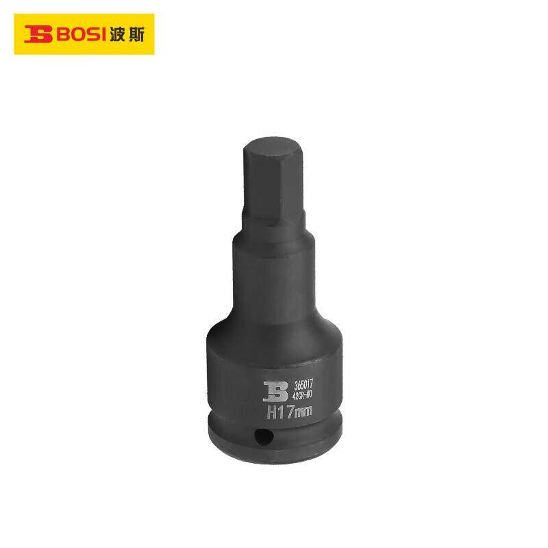 波斯工具（BOSI TOOLS）19mm系列风动六角旋具套筒17 mm BS365017