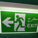 批发led紧急疏散应急灯具EXIT警告标志灯箱85 265V天花吊顶灯牌