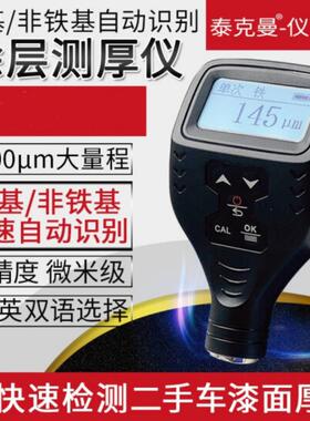 泰克曼TM221涂层测厚仪铁基/非铁基自动识别数据储存功能