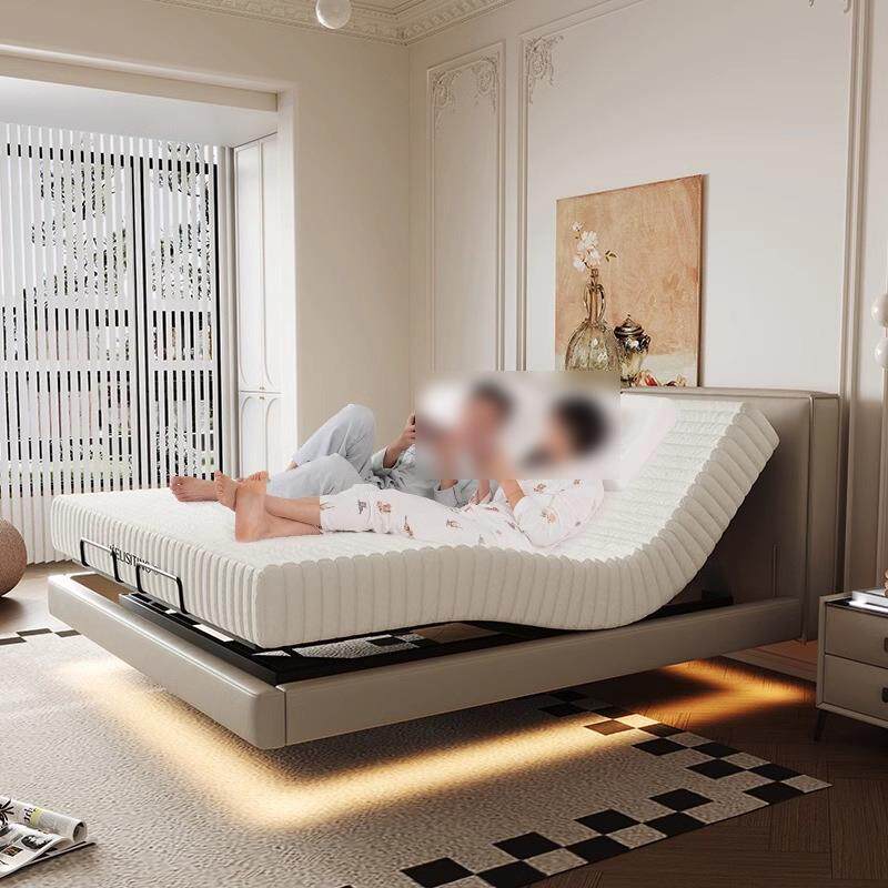 分体电动智能床多功能全自动升降床架互不打扰双人床按摩防打鼾床