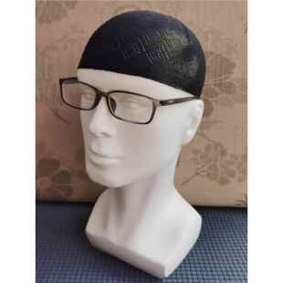 帽子男瓜皮帽礼拜帽回族新款阿拉伯风薄款帽子透气男帽回民针织帽