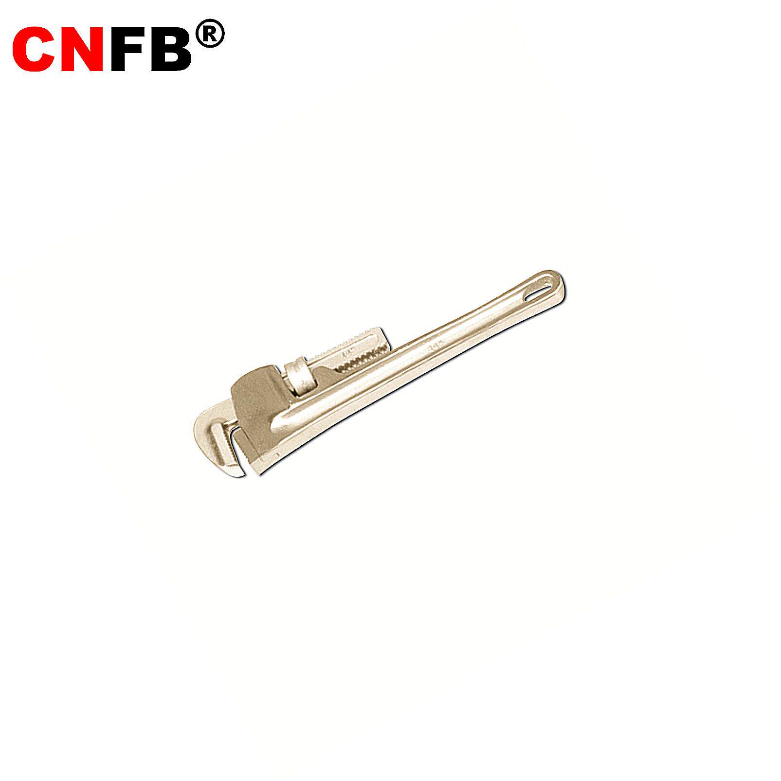 天津桥防CNFB安全防爆工具管钳子钛合金管钳子T8-5102