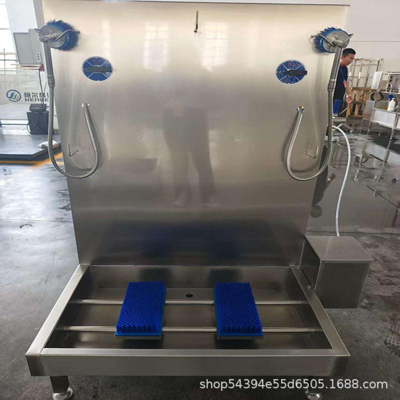 食品厂肉类加工长使用围裙水胶鞋清洗一体机