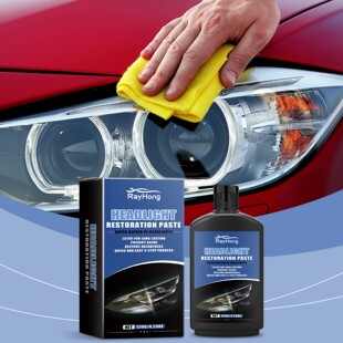 Care Headlight Cream Dust Brightening RAYHONG Removal Car