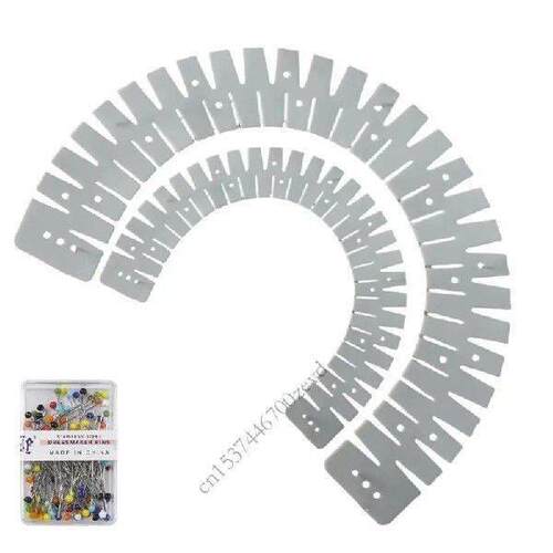 1 Pair Heat Resistant Hemming Ruler For Straight Curved