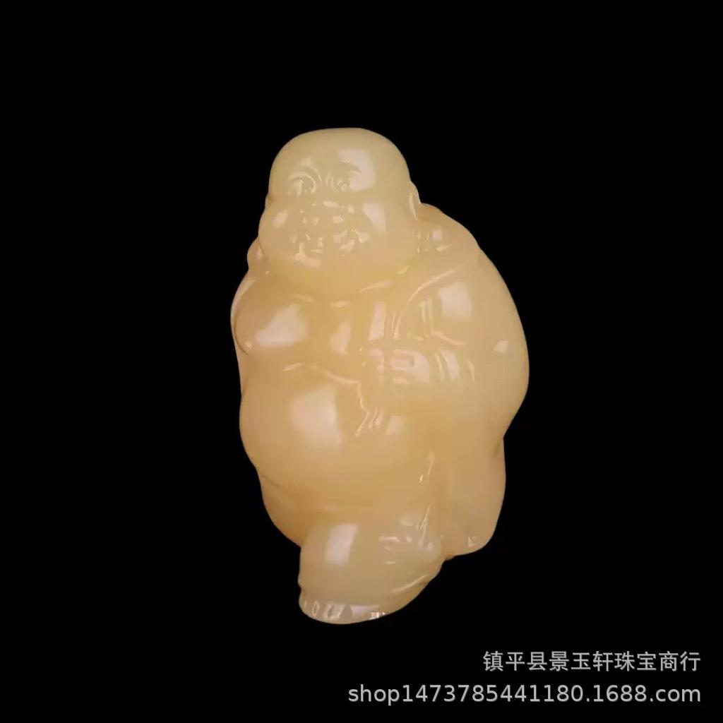 器天高然米黄玉貅手把20250316件貔直播货黄玉白菜福猪金蟾玉文玩