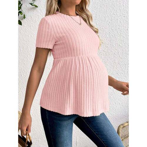 R 34615 Maternity Long Sleeve T-shirt 孕妇长袖套头 T 恤衫