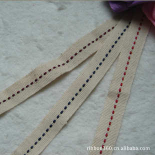 3色15mm跳点平纹涤棉带