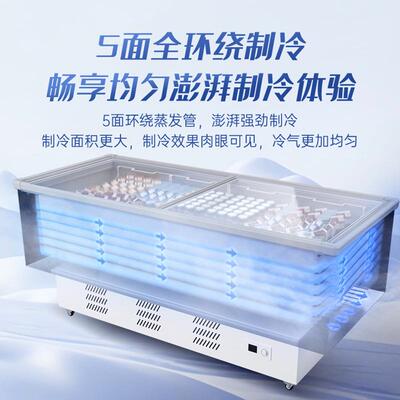 澳柯玛 岛柜商用卧式冷冻柜 IHF-D1207P-XJ