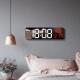 Clock Wall Large Screen Time Led Mounted Digital