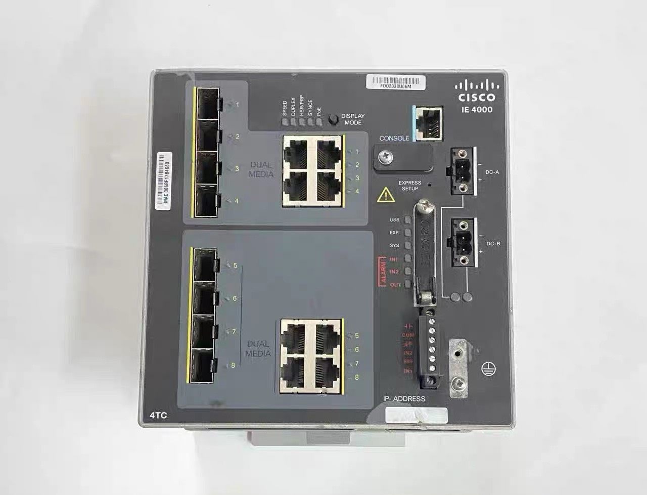 CISCO思科交换机IE-4000-4TC4G-E 原装现货