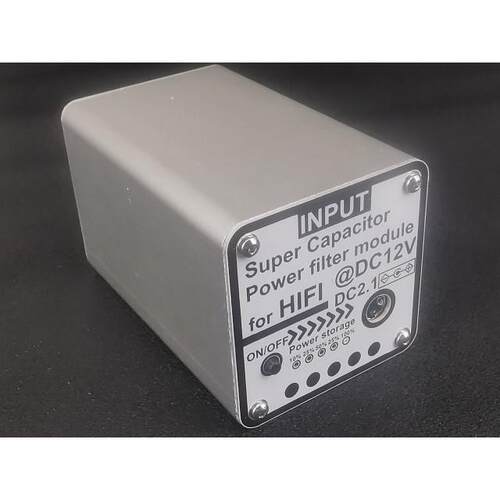 橡叶音响 12V超级法拉电容电源滤波器DC2.1输入输出 HiFi音频视频